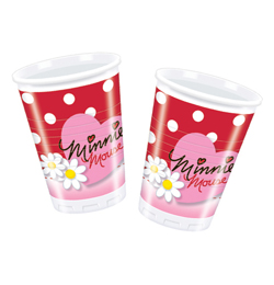 P�tty�s Minnie Eg�r Parti Poh�r - 200 ml, 10 db-os