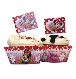 P�tty�s Minnie Eg�r Muffin Tart� Forma �s Falatka P�lcika Szett - 48 db-os